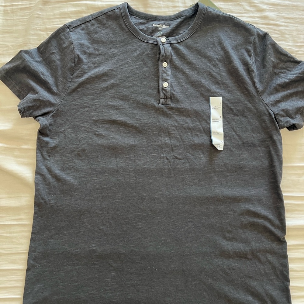 Gray Henley Shirt